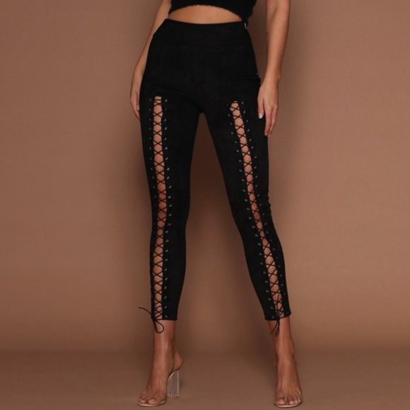 Nwt Meshki Greta Suede Pants 